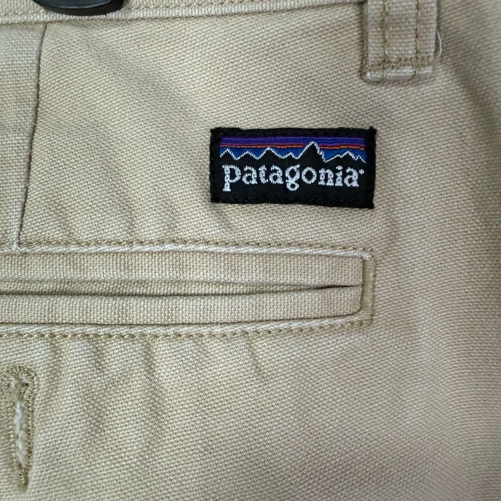 Patagonia Organic Cotton Khaki Chino Pants Men’s 34 Classic Fit‎